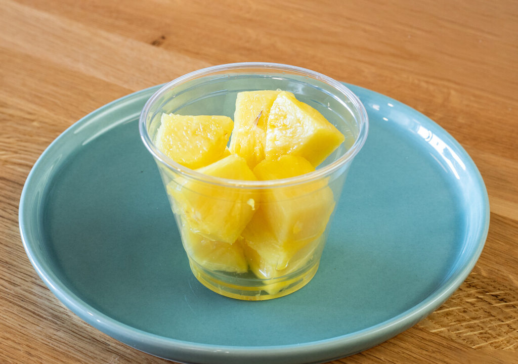 Ananas frais coupé
