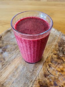 Smoothie fruits rouges