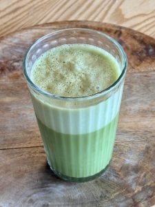 Matcha latté frappé