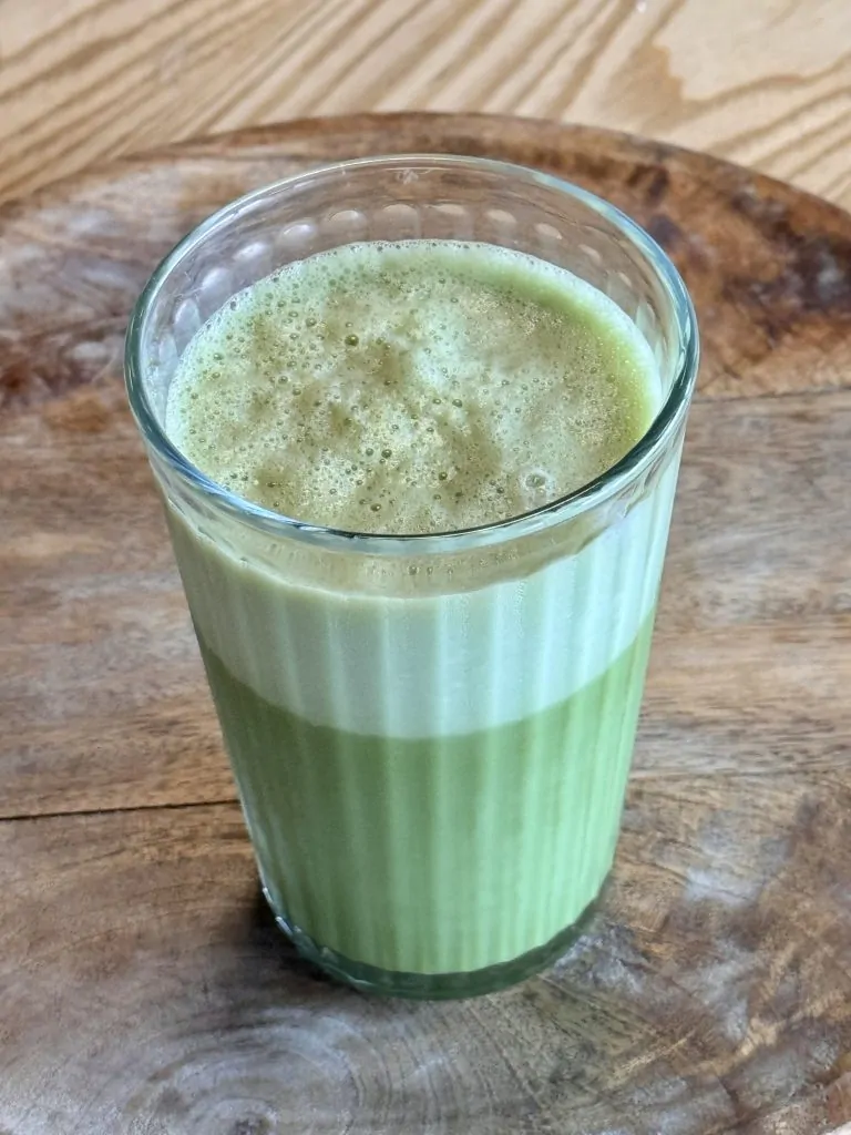 Matcha latté frappé