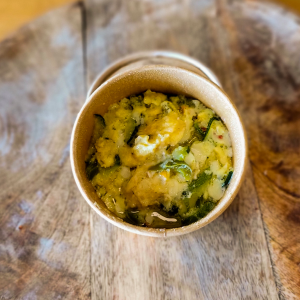 Oeufs brouillés légumes de soleil