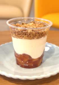 Verrine pêche verveine