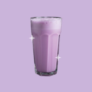 Ube latte