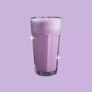 Ube latte